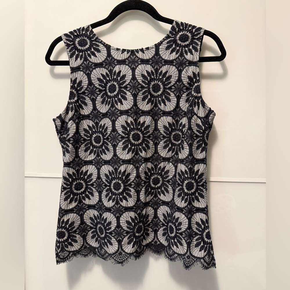 Banana Republic Black Lace Blouse